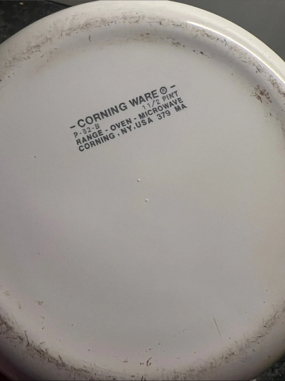 Set of 2 CorningWare White Saucepan w/ 1 Glass Lid - solid white & Spice of Life